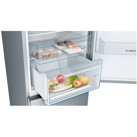 BOSCH KGN36VLED Ελεύθερος Ψυγειοκαταψύκτης 186cm No Frost